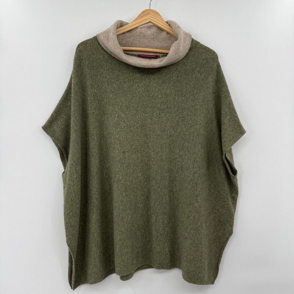 Women's Nordstrom house brand cashmerecashmere sweater cape one size